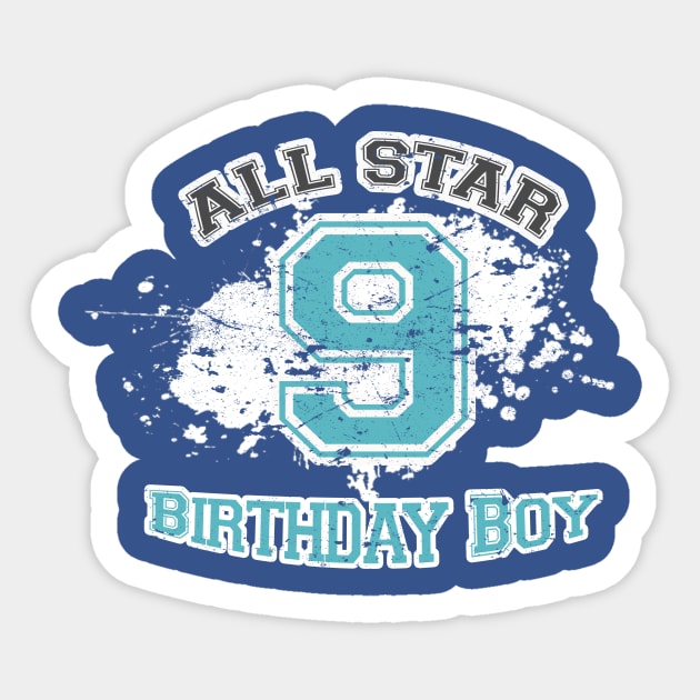 all star varsity birthday boy Sticker by LND4design